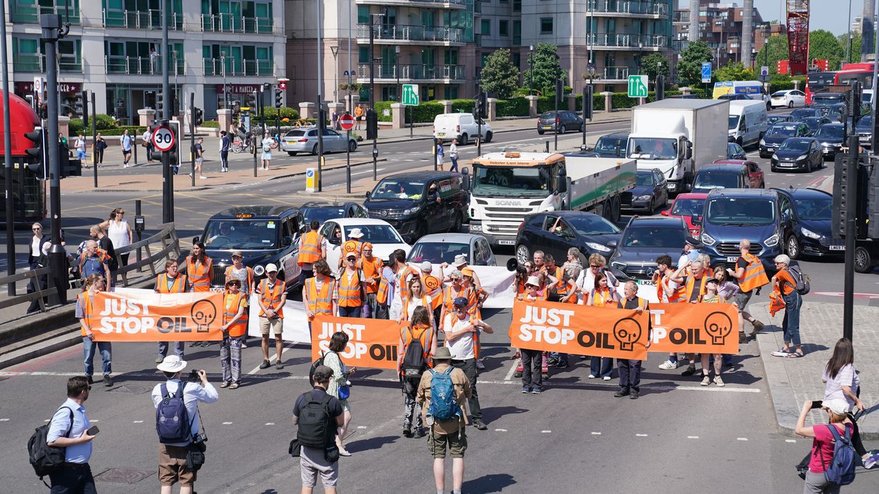 Just Stop Oil slow marching