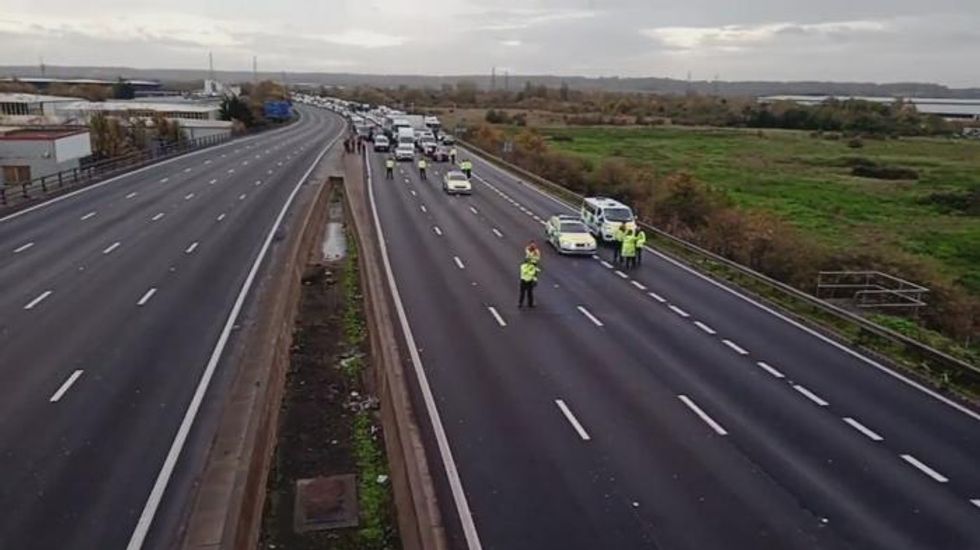 Just Stop Oil boss ARRESTED but secret plan to shut down M25 goes ahead despite injunction