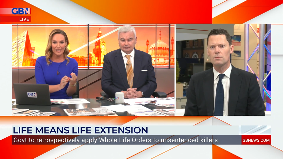 Justice Secretary Alex Chalk appears on GB News