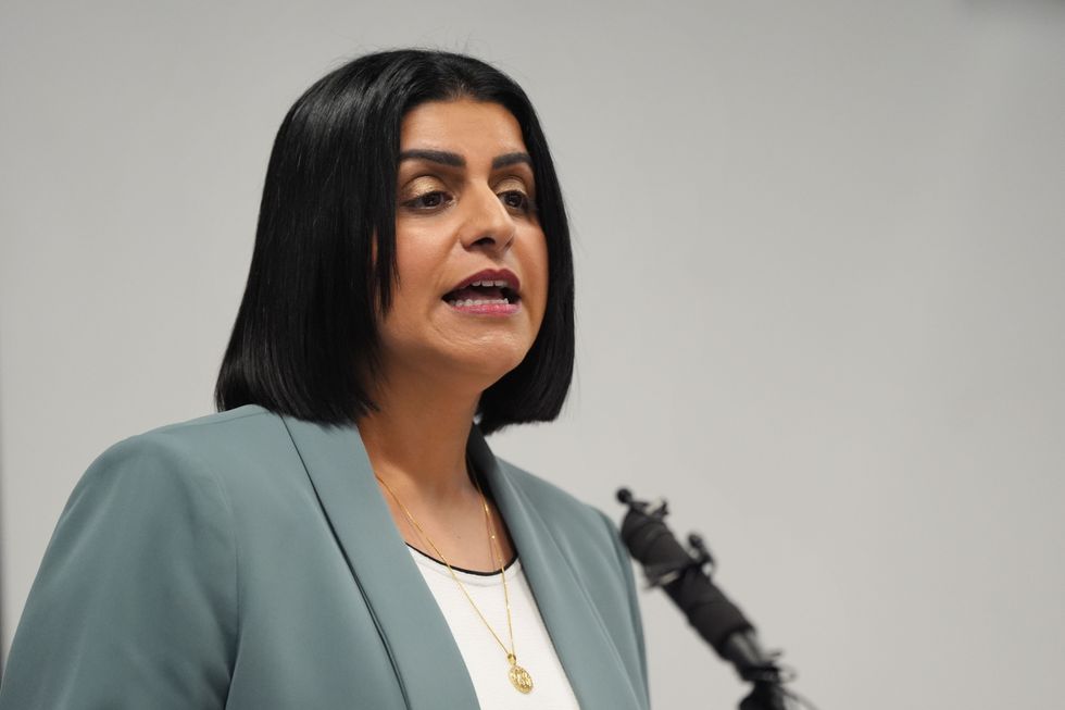 Justice Secretary Shabana Mahmood