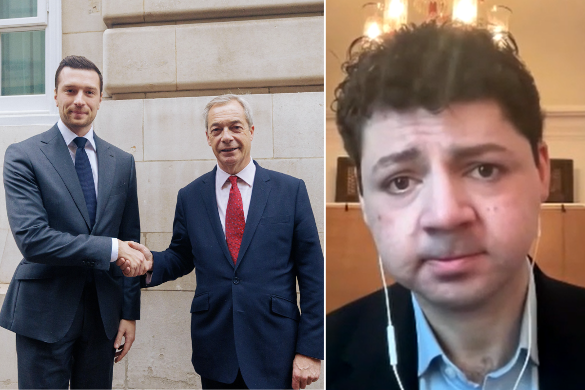 Justin Bardella and Nigel Farage met on Tuesday; Alexander Seale