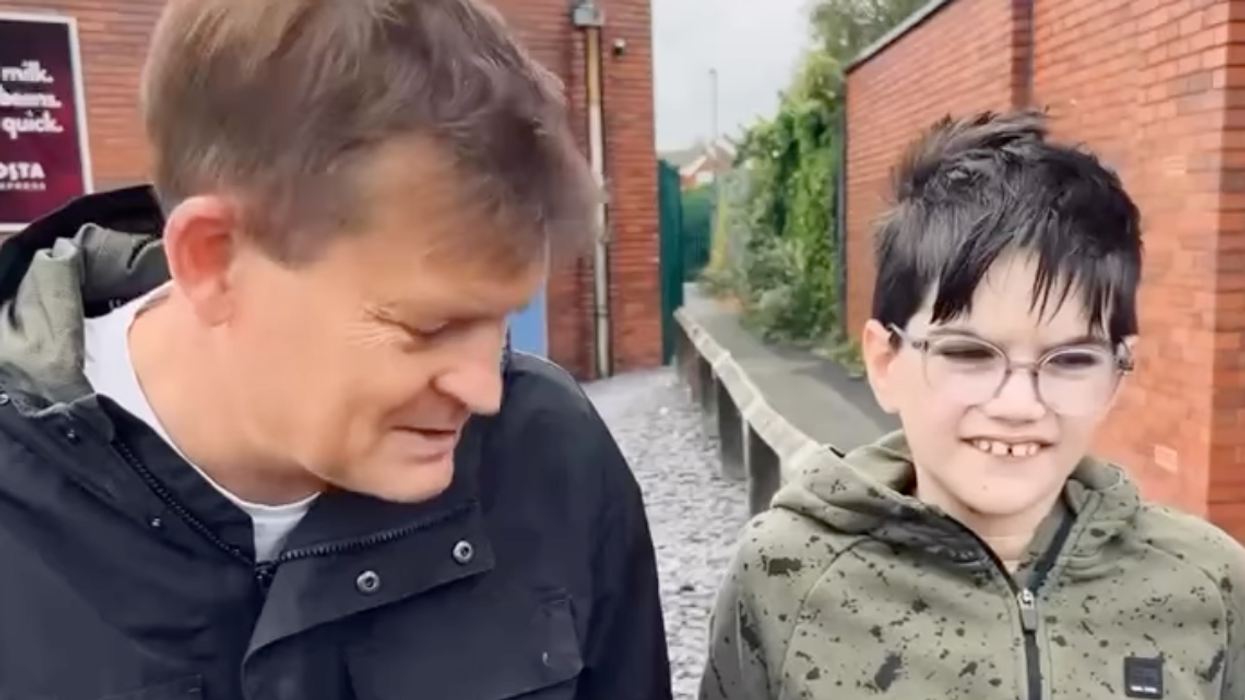 Schoolboy, 8, takes matters into own hands to clear glass shards and rubbish in alleyway over fears it could hurt young children and animals