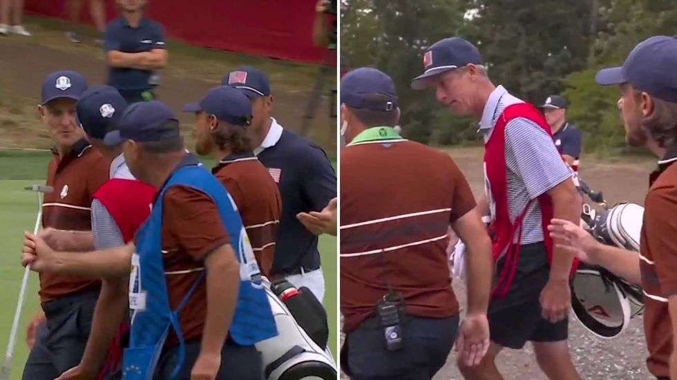 Justin Rose explains fiery Ryder Cup confrontation with Bryson DeChambeau after dramatic day of action