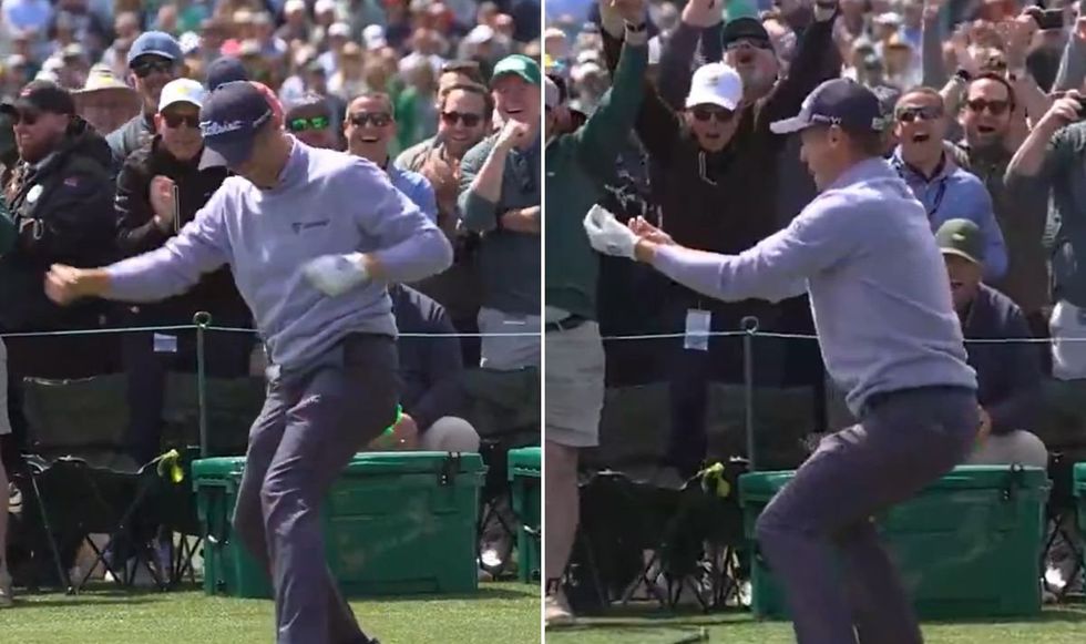 Justin Thomas might be leaving today's Par 3 with a slightly thicker wallet