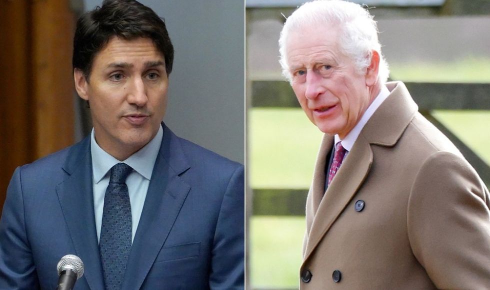 Justin Trudeau and King Charles