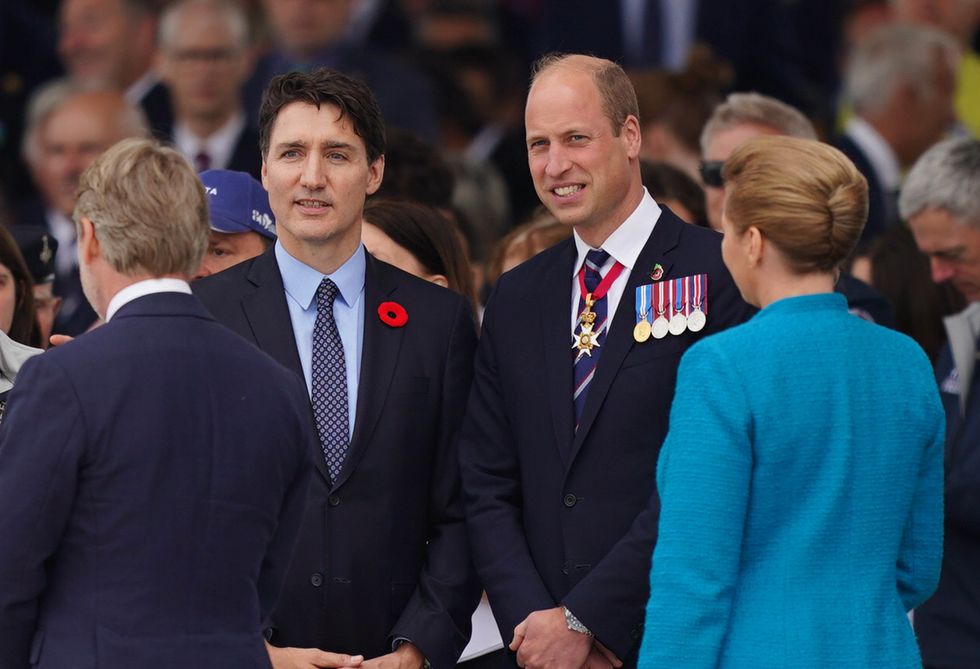 Justin Trudeau and Prince William