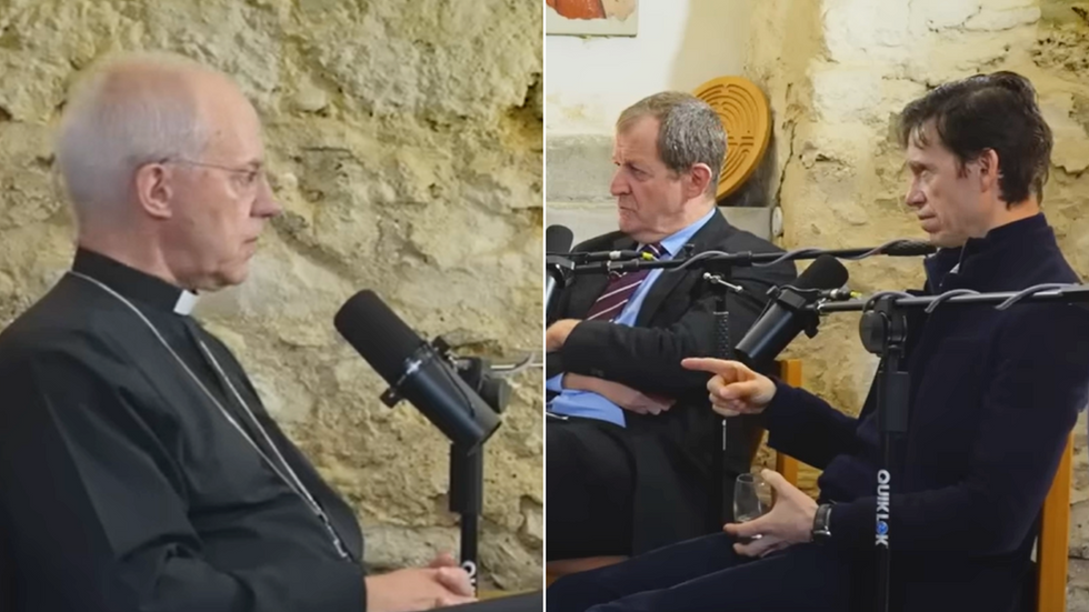 Justin Welby/Alastair Campbell and Rory Stewart