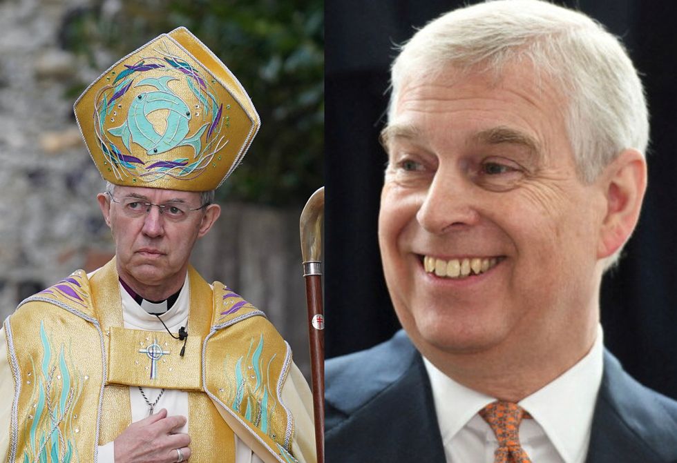 Justin Welby and Prince Andrew