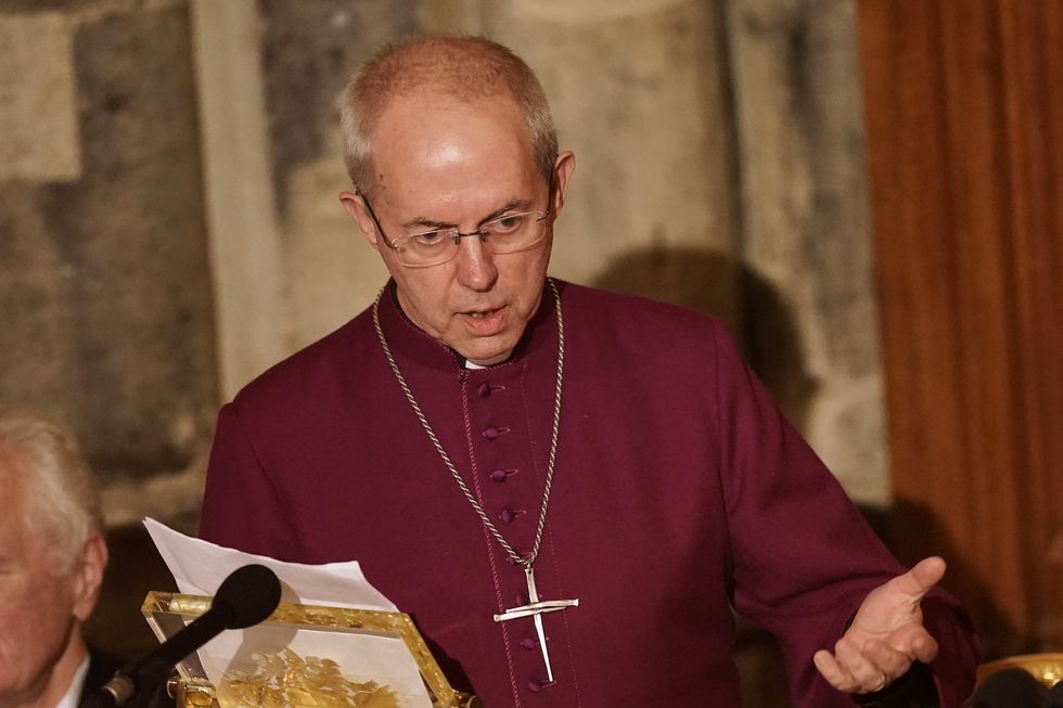 Justin Welby has apologised for the church's historic links