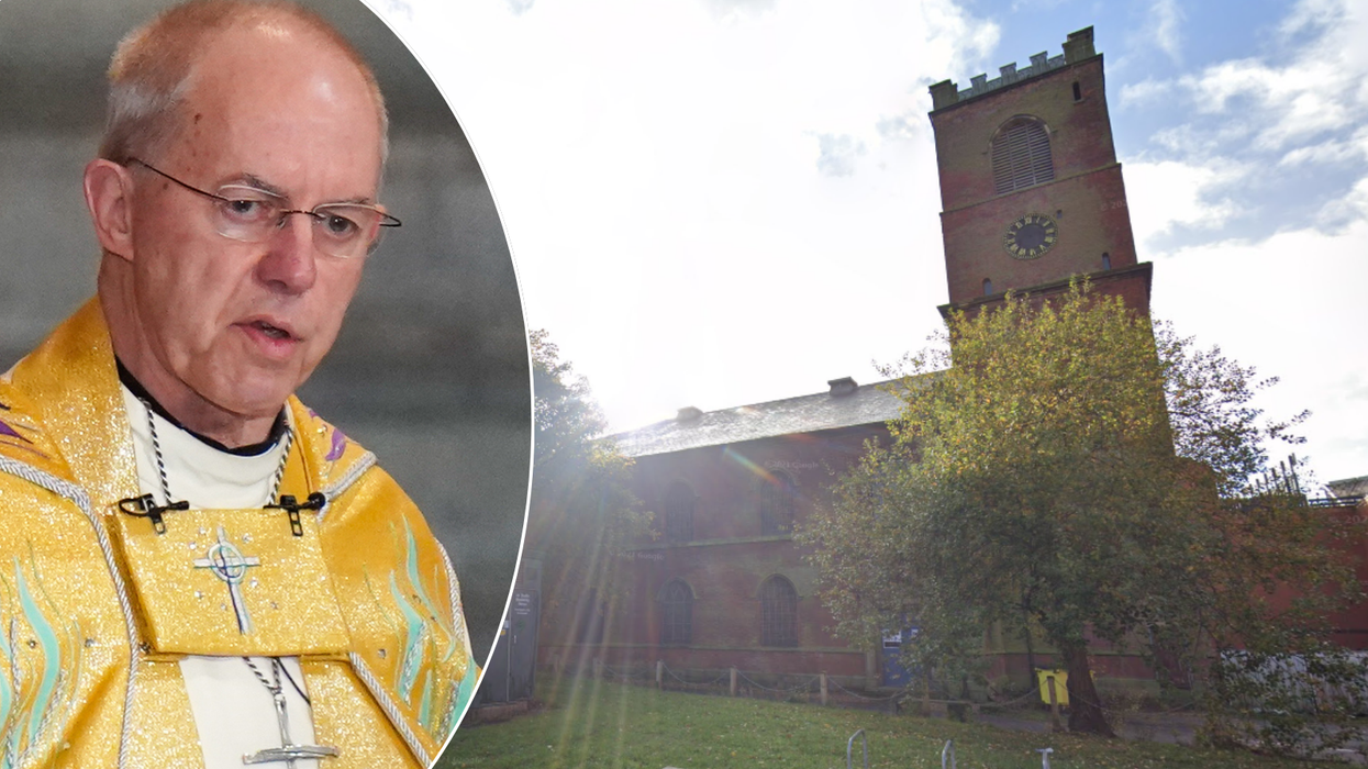 Justin Welby/St John's Church in Hanley