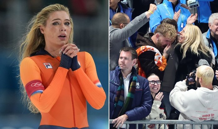 Jutta Leerdam registered a new Olympic record which left Jake Paul in tears