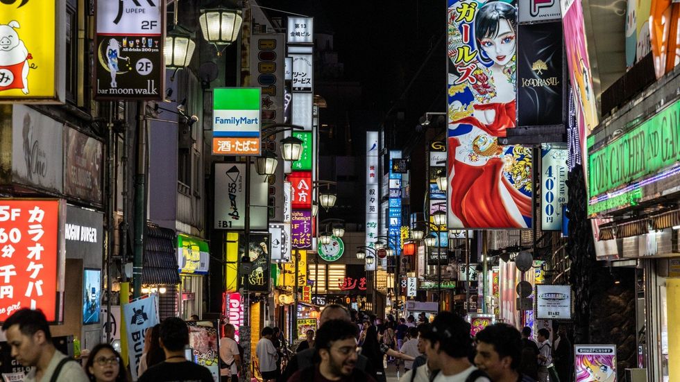 Kabukicho district in Shinjuku, Tokyo