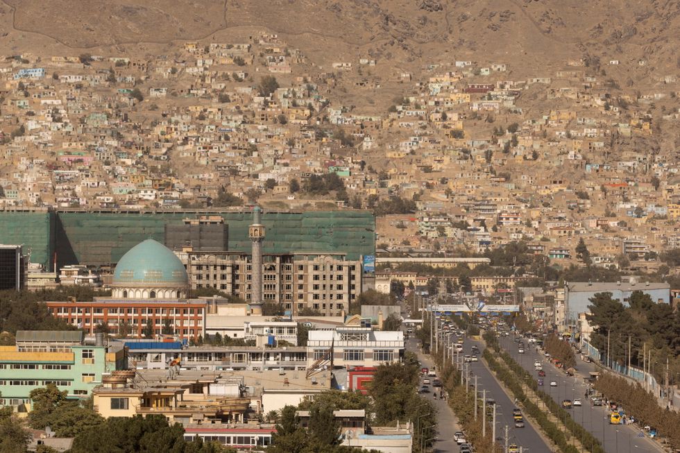 Kabul, Afghanistan, in October 2021