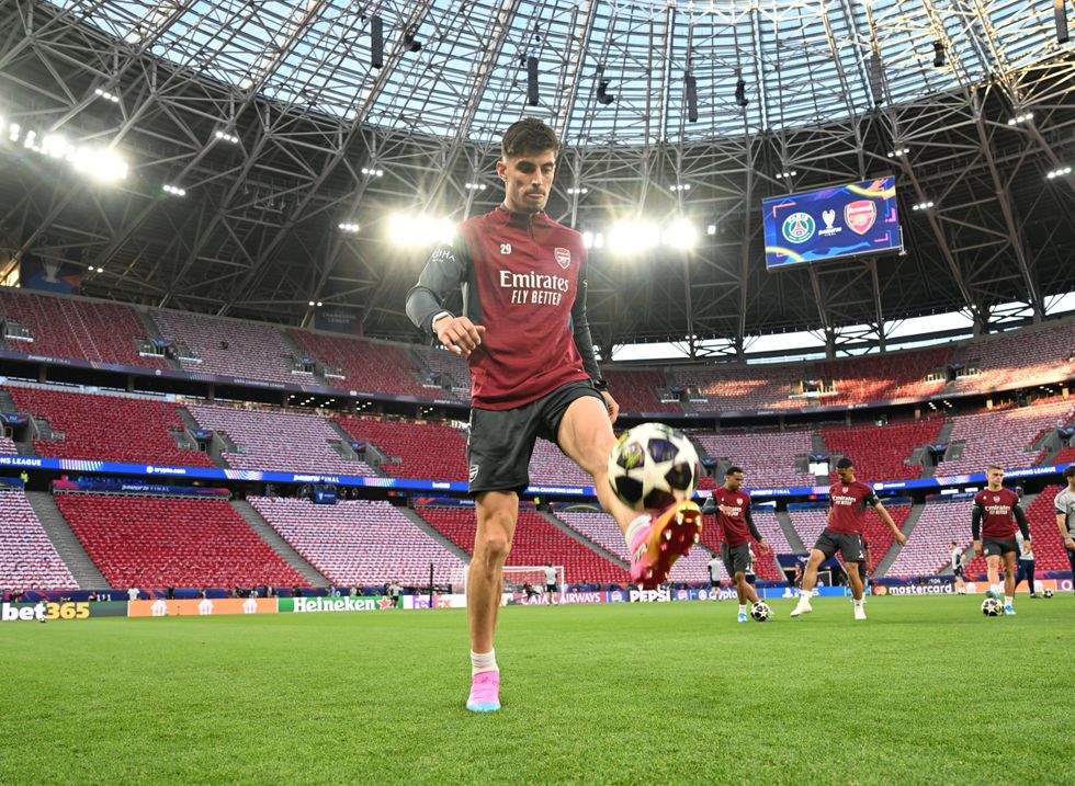 Kai Havertz starts for Arsenal against PSG instead of Viktor Gyokeres or Gabriel Jesus