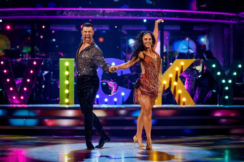 Kai Widdrington and Vicky Pattison