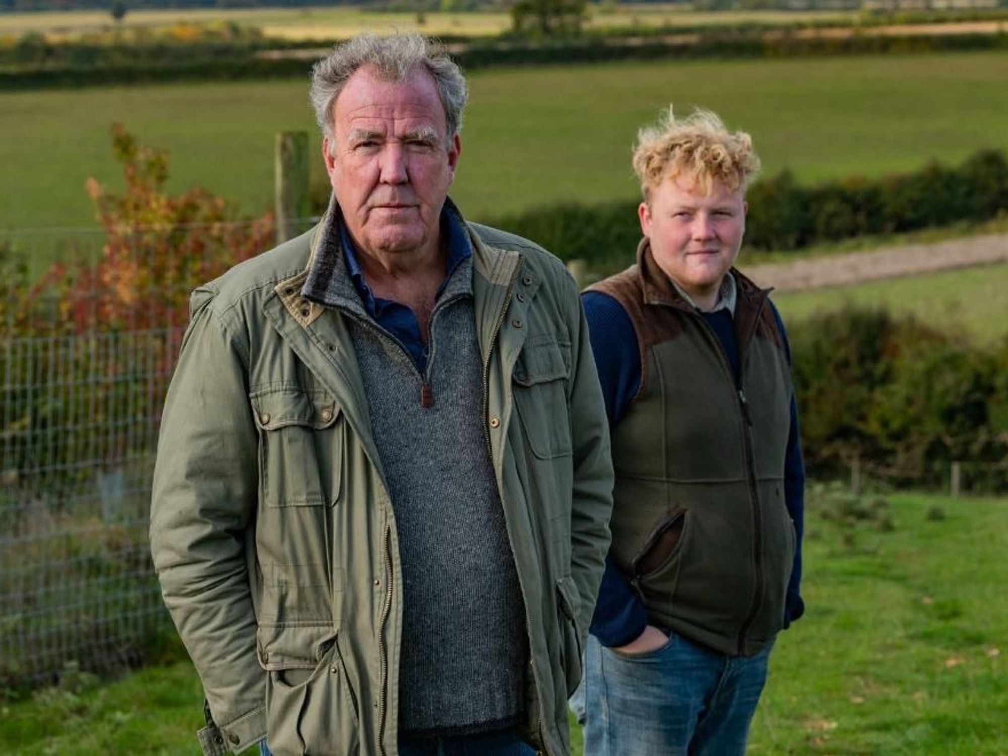 Kaleb Cooper and Jeremy Clarkson