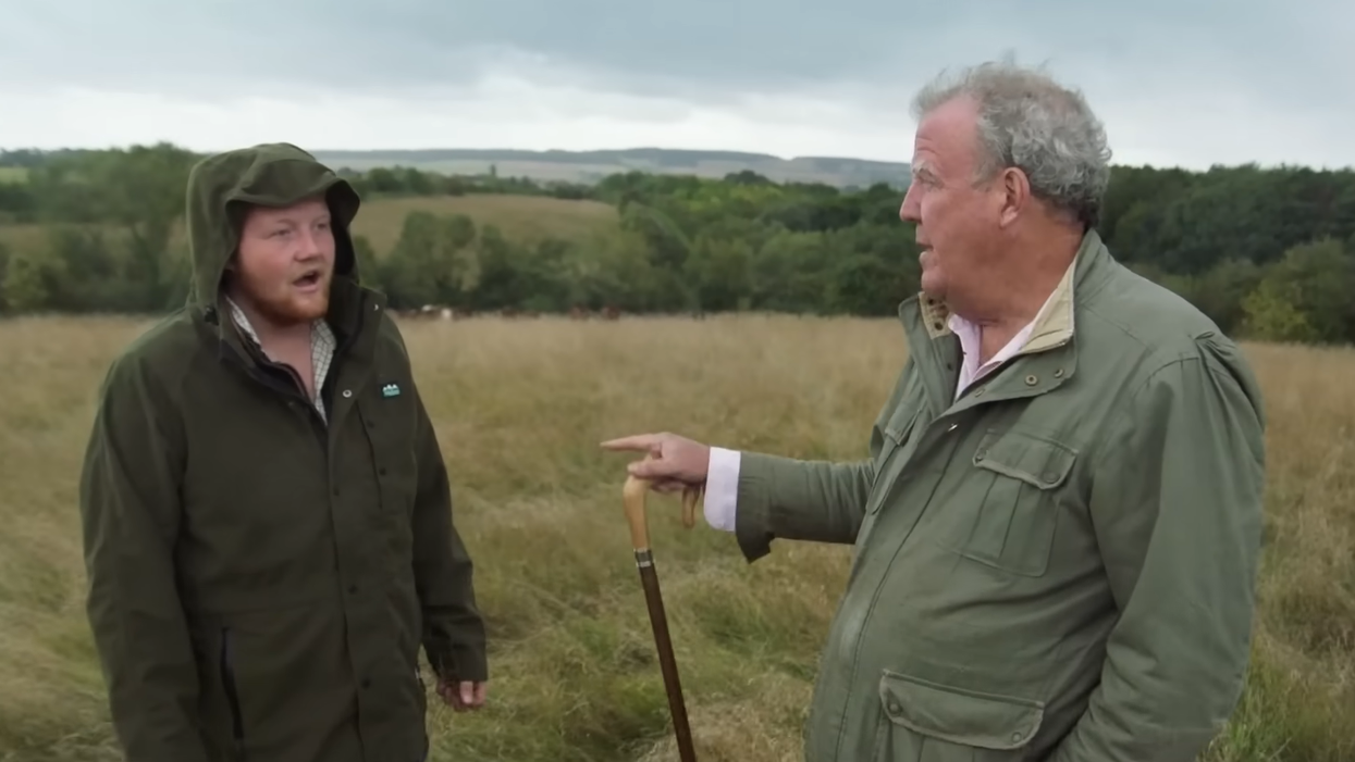 Kaleb Cooper and Jeremy Clarkson