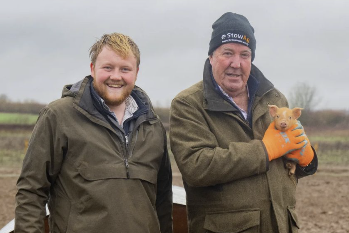 Kaleb Cooper and Jeremy Clarkson