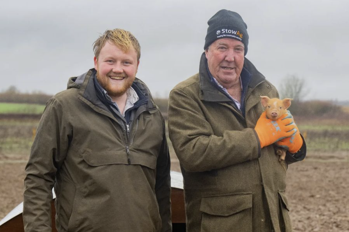 Kaleb Cooper and Jeremy Clarkson