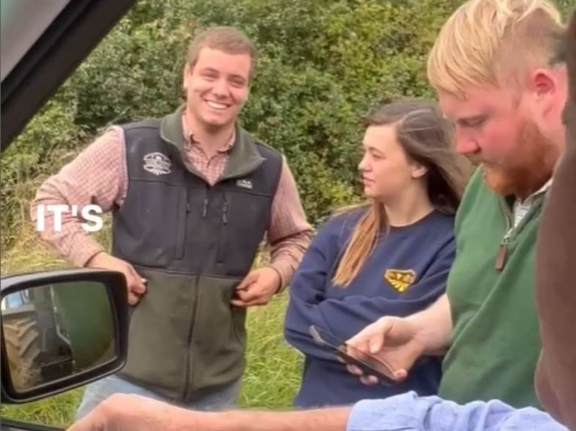 Kaleb Cooper with Diddly Squat newcomer