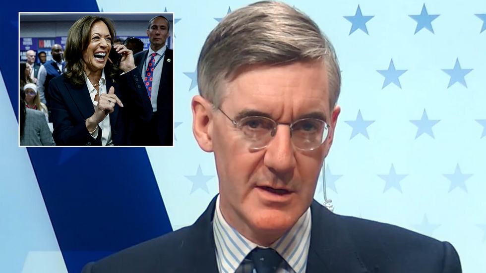 Kamala Harris and Jacob Rees-Mogg