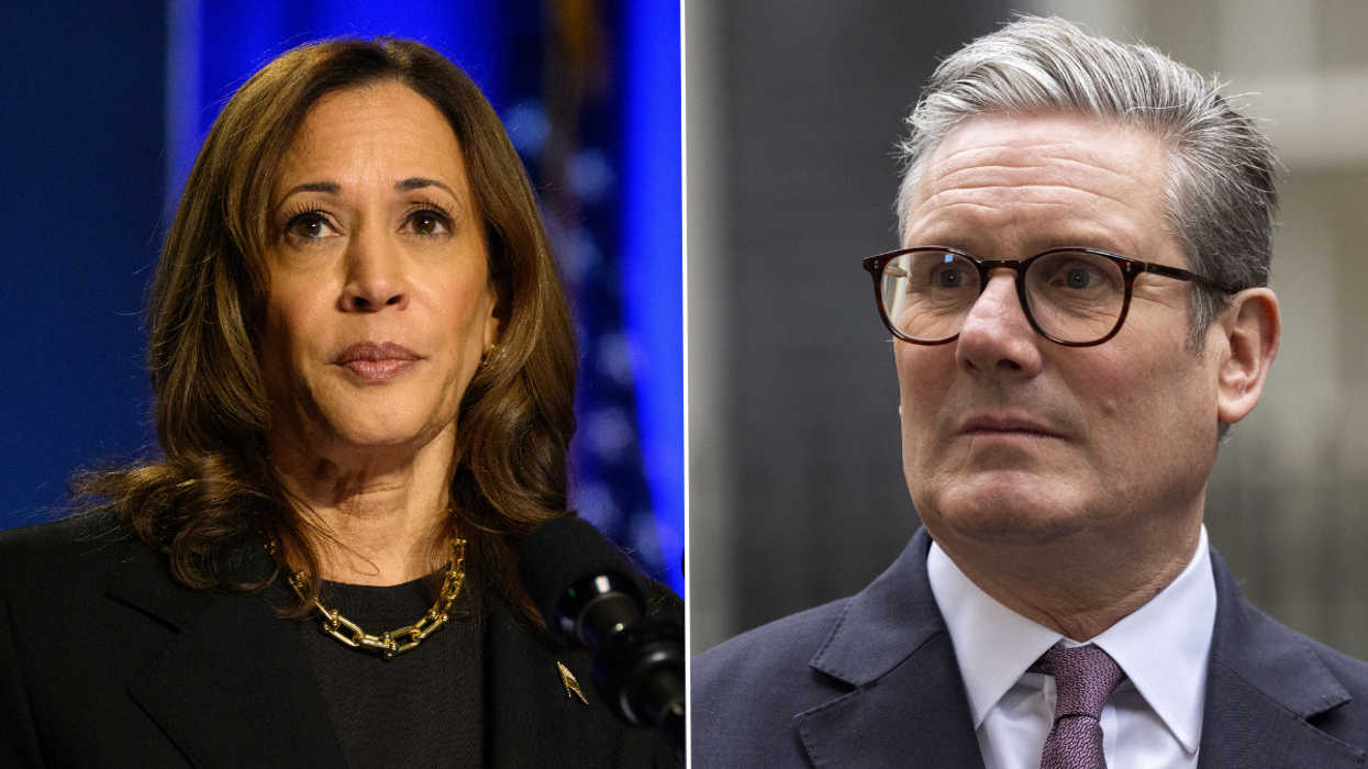 Kamala Harris and Keir Starmer