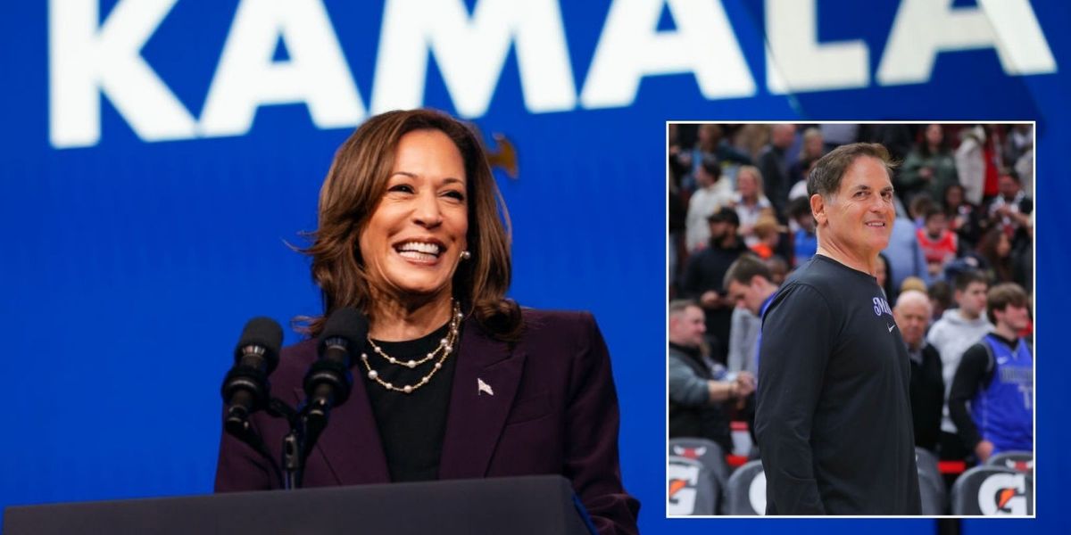 NextImg:Mark Cuban and dozens of top Silicon Valley investors set to add MILLIONS to Kamala Harris's election war chest