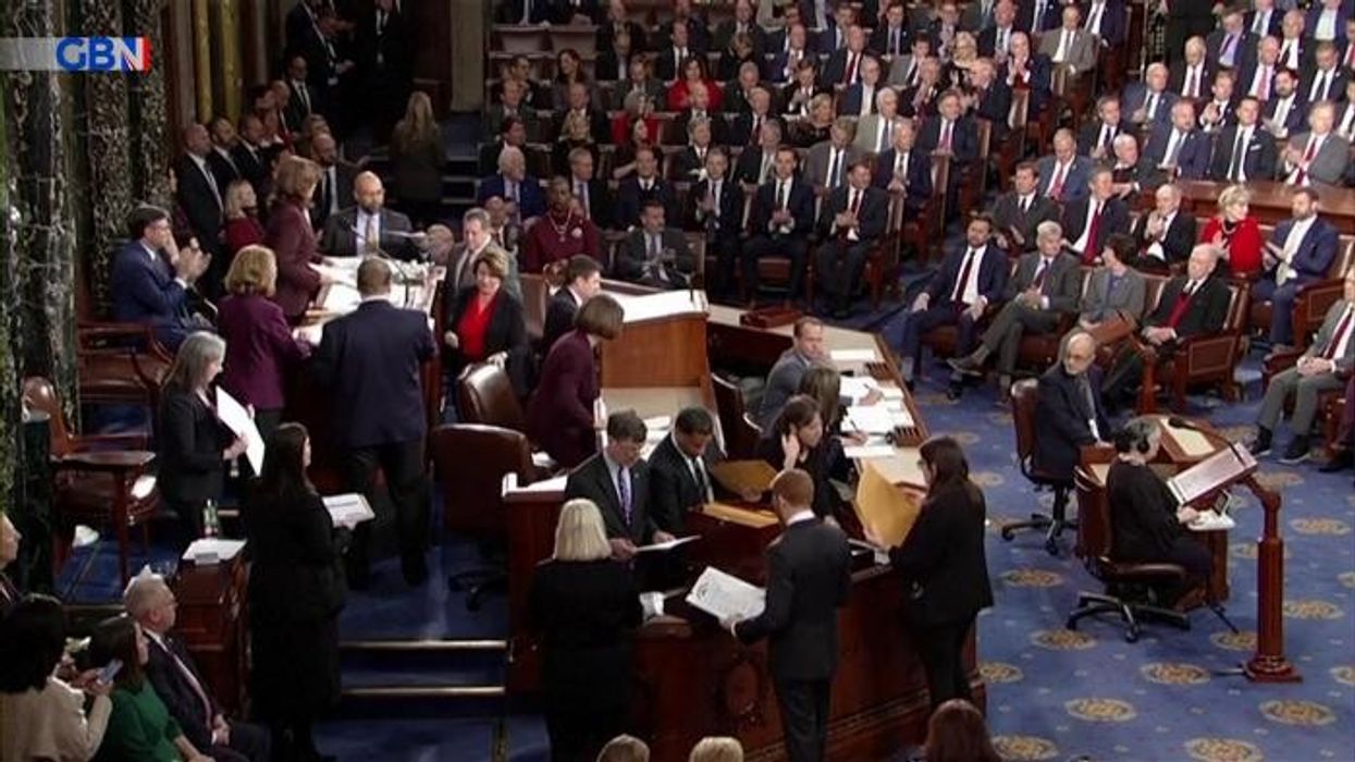 WATCH: Harris declares her own defeat in humiliating certification of Trump's victory