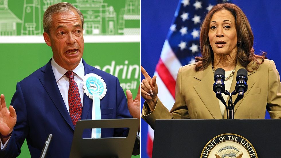 Kamala Harris, Nigel Farage