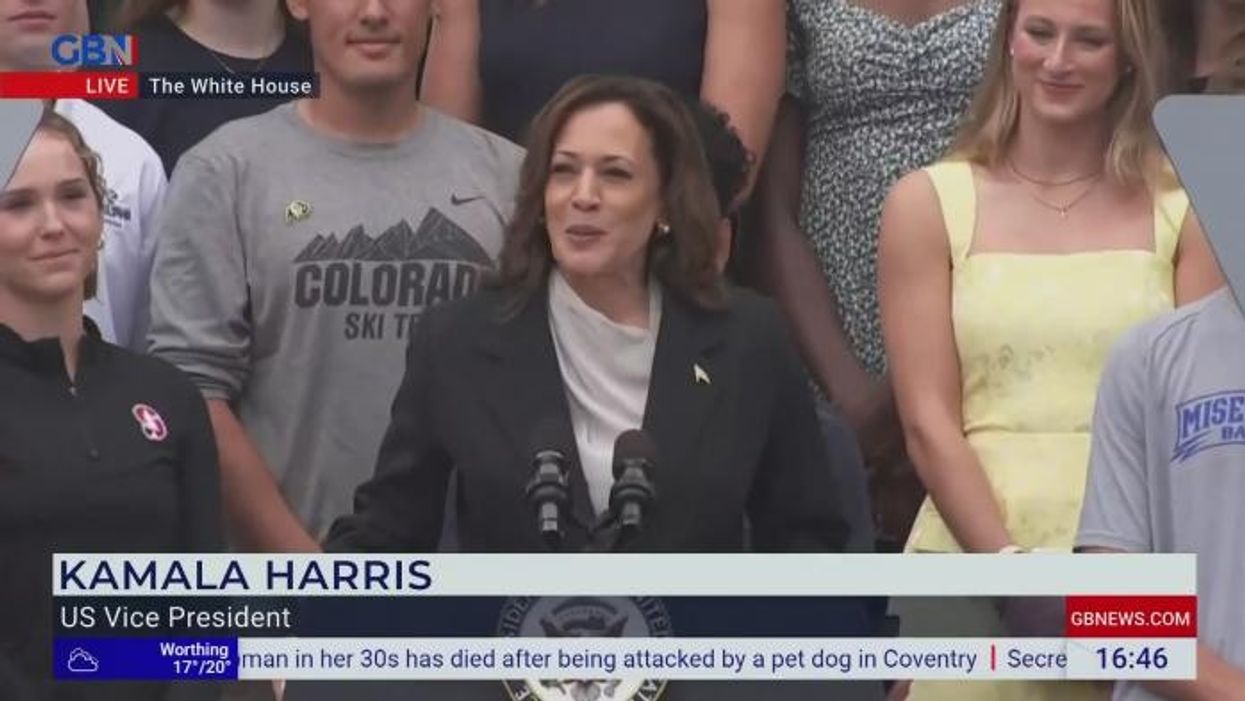 Kamala Harris pays tribute to Joe Biden in first speech after receiving endorsement