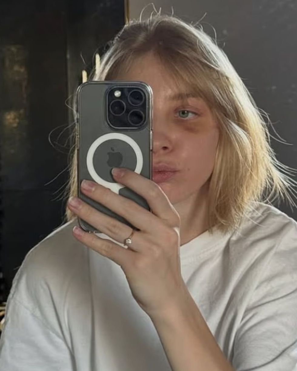 Kamila Sellier had previously been hiding her face