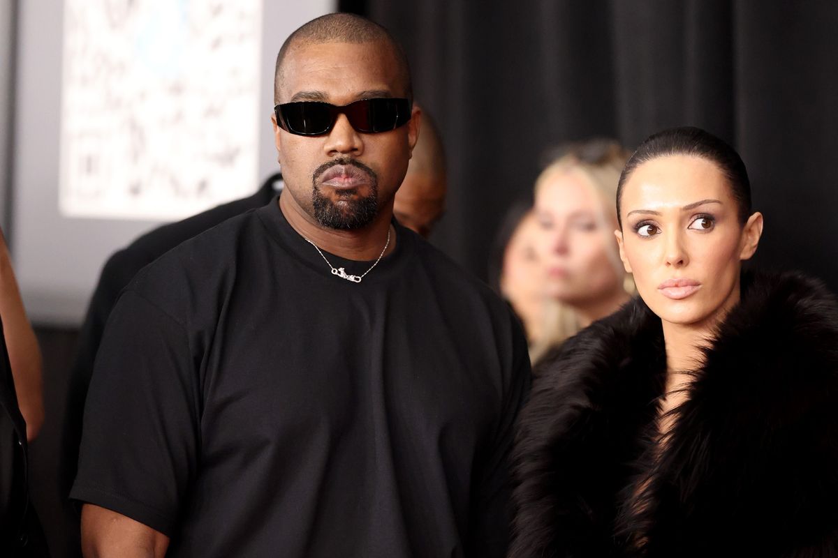 Kanye West and Bianca Censori