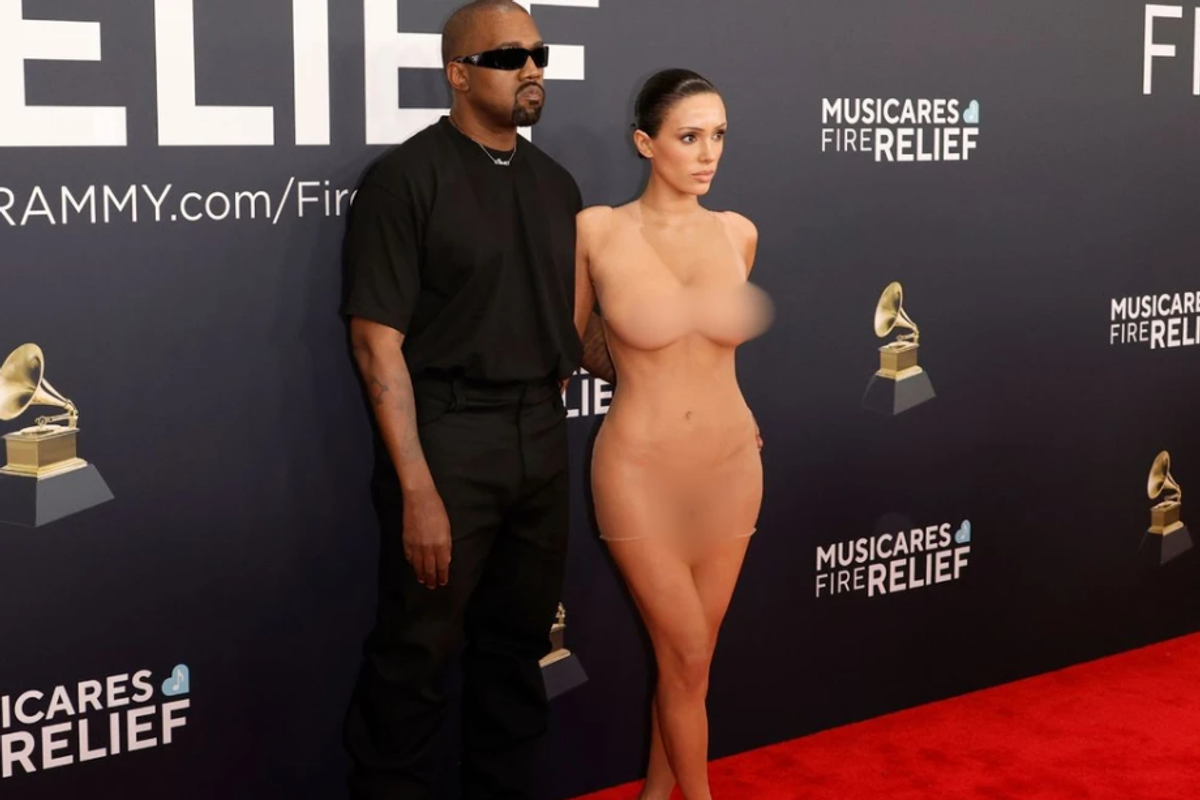 Kanye West and Bianca Censori