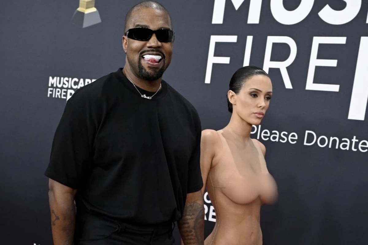 Kanye West and Bianca Censori