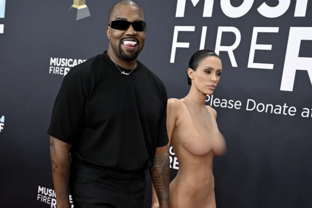 Kanye West and Bianca Censori
