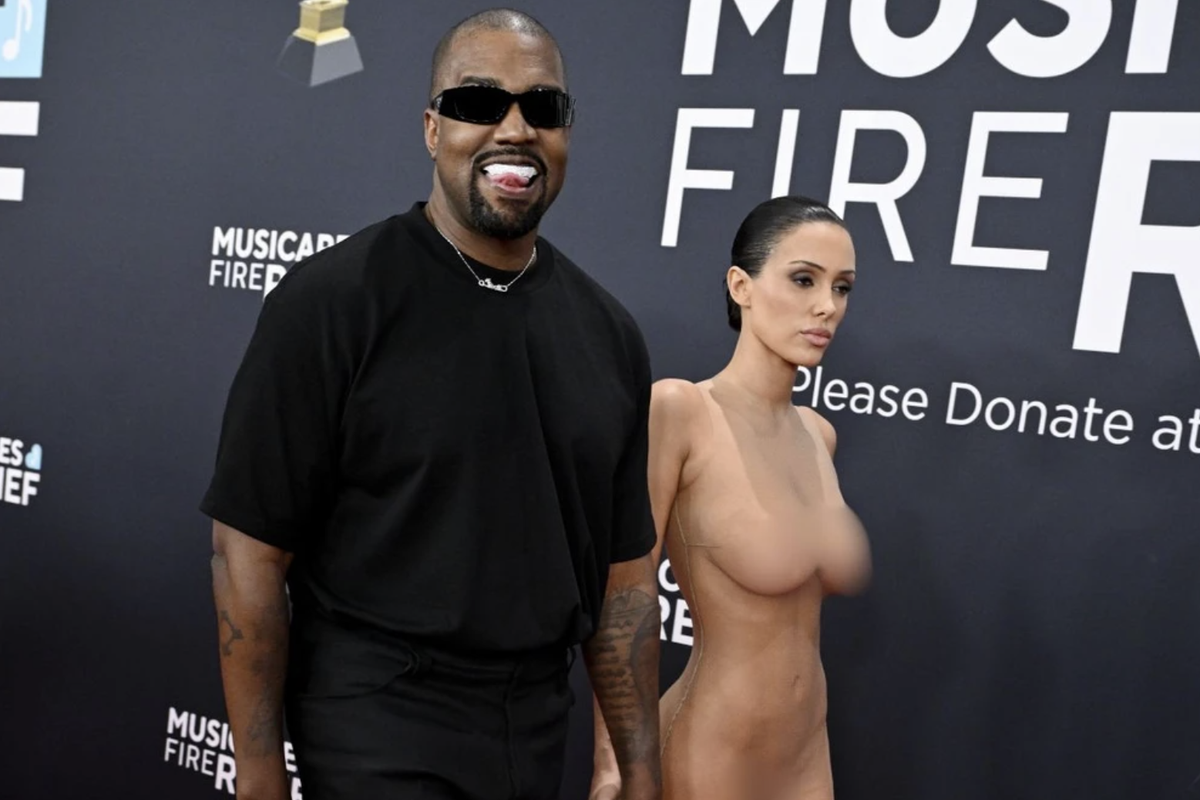 Kanye West and Bianca Censori