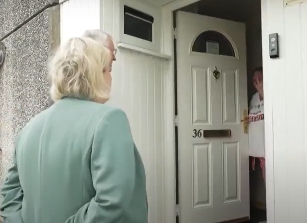 Karen \u200bShore and Hilary Benn