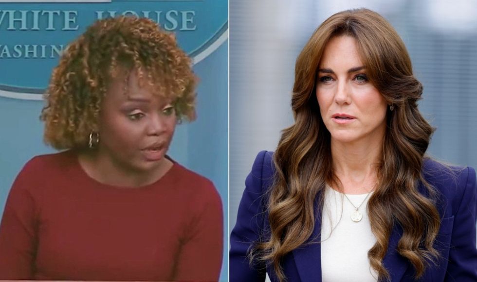 Karine Jean-Pierre and Kate Middleton