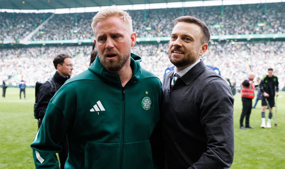 Kasper Schmeichel won two league titles with Celtic during his time in Scotland