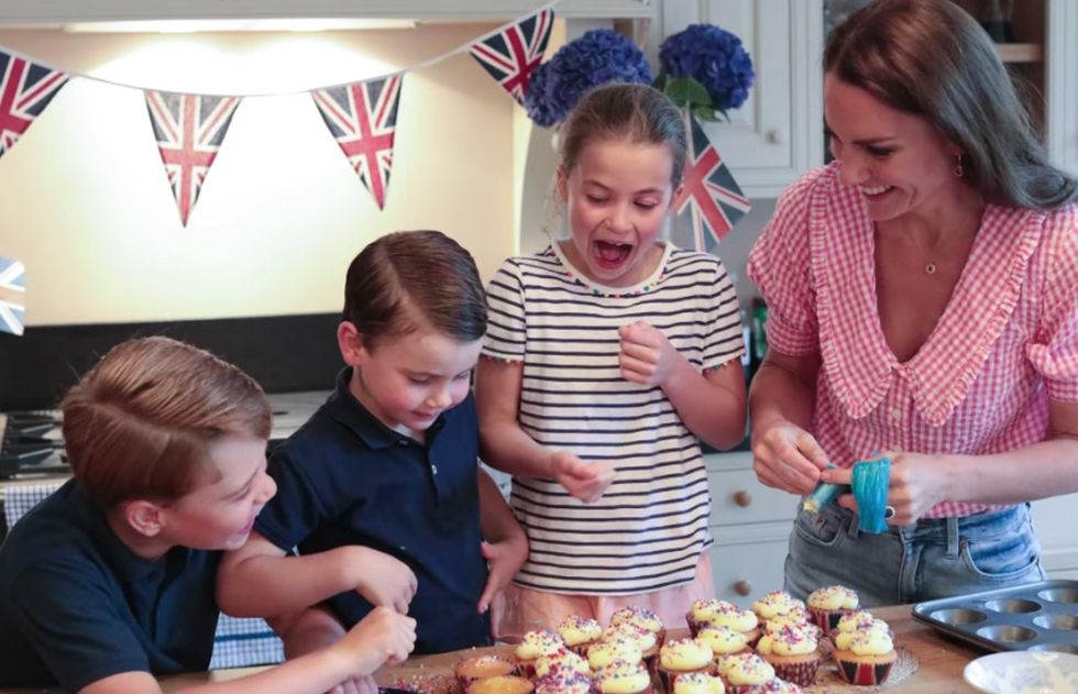 Kate and her three children