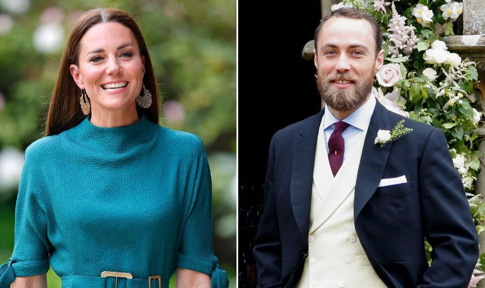 Kate and James Middleton