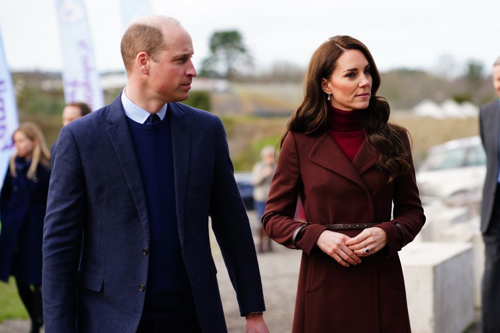 Kate and Prince William visited Falmouth today