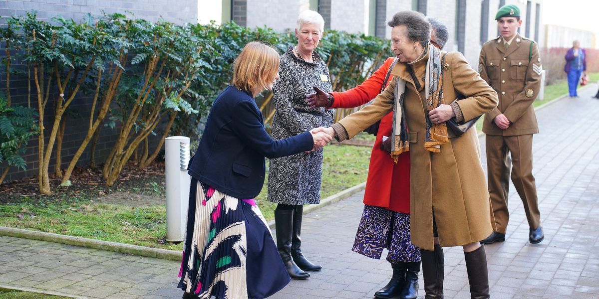 NextImg:Princess Anne returns to hospital where she spent five days recovering after suffering head injury