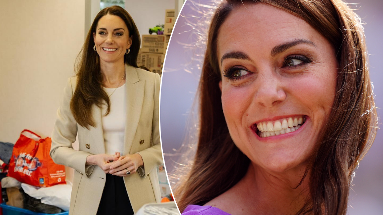 Kate at baby bank/Kate at Wimbledon