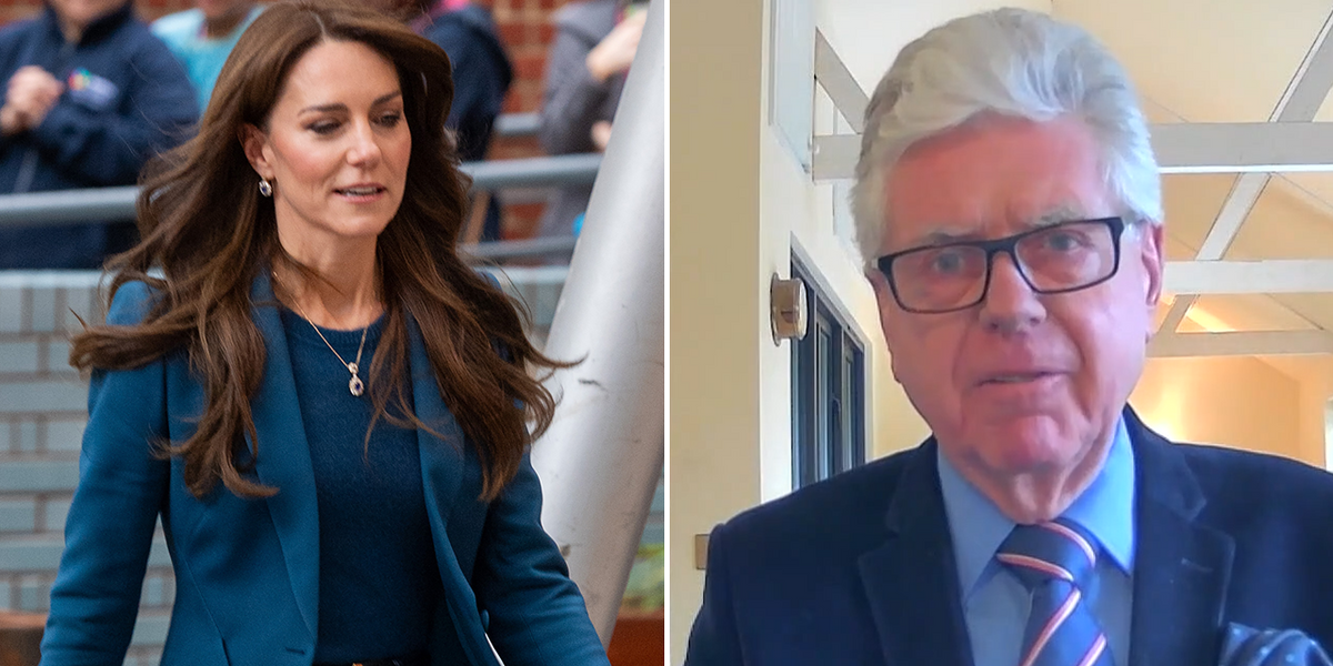 NextImg:Kate on school run with her mother - 'very subtle way of quashing rumours'