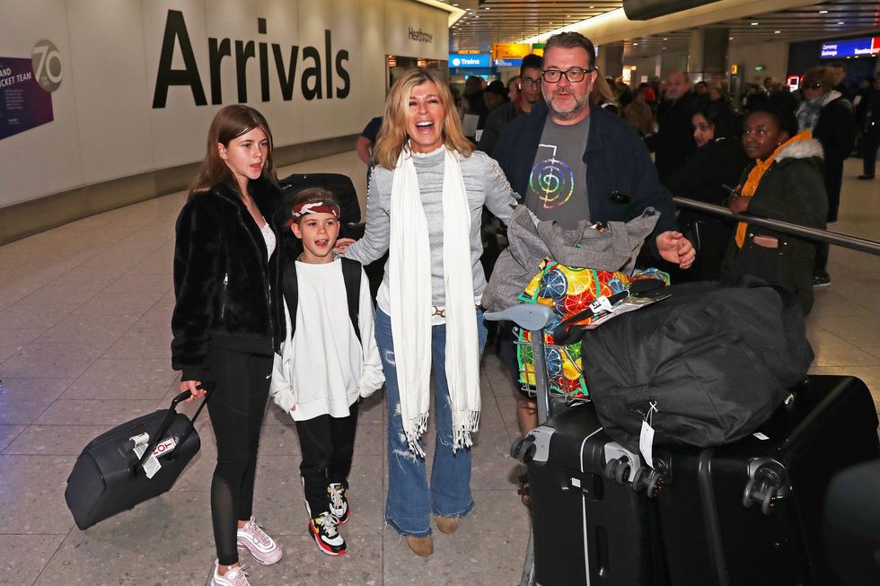 Kate Garraway, Derek Draper and children