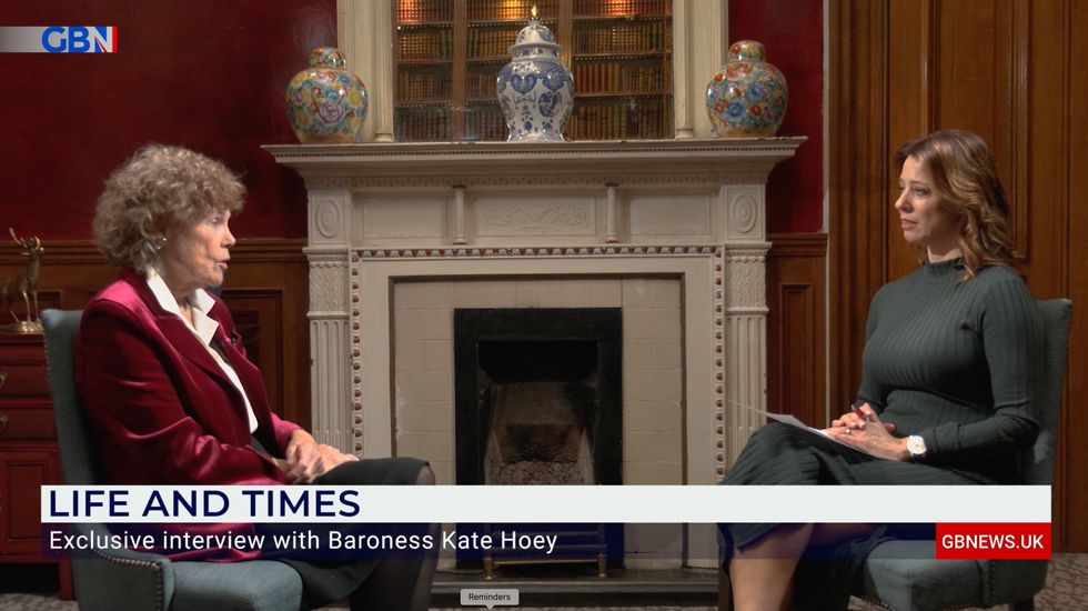 Kate Hoey spoke exclusively to GB News' Gloria De Piero