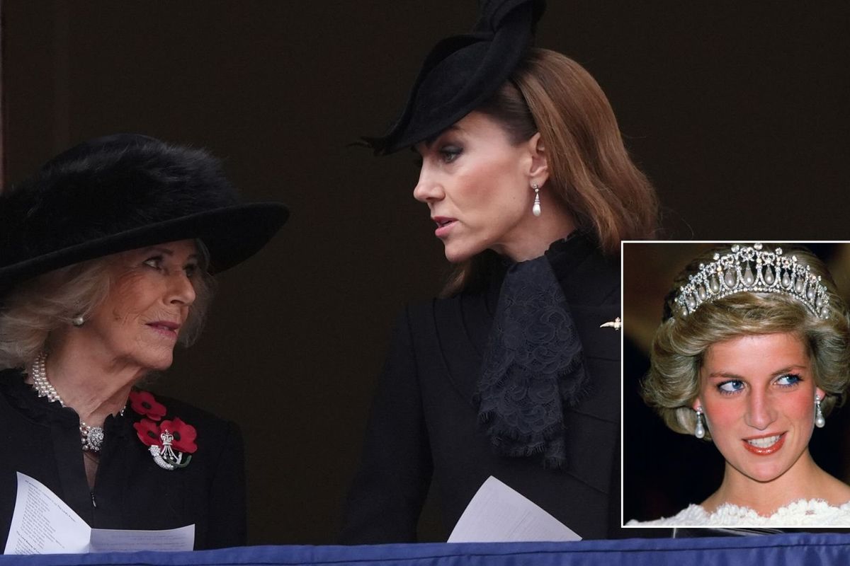 Kate issues touching tribute to Princess Diana as she stands beside Queen Camilla