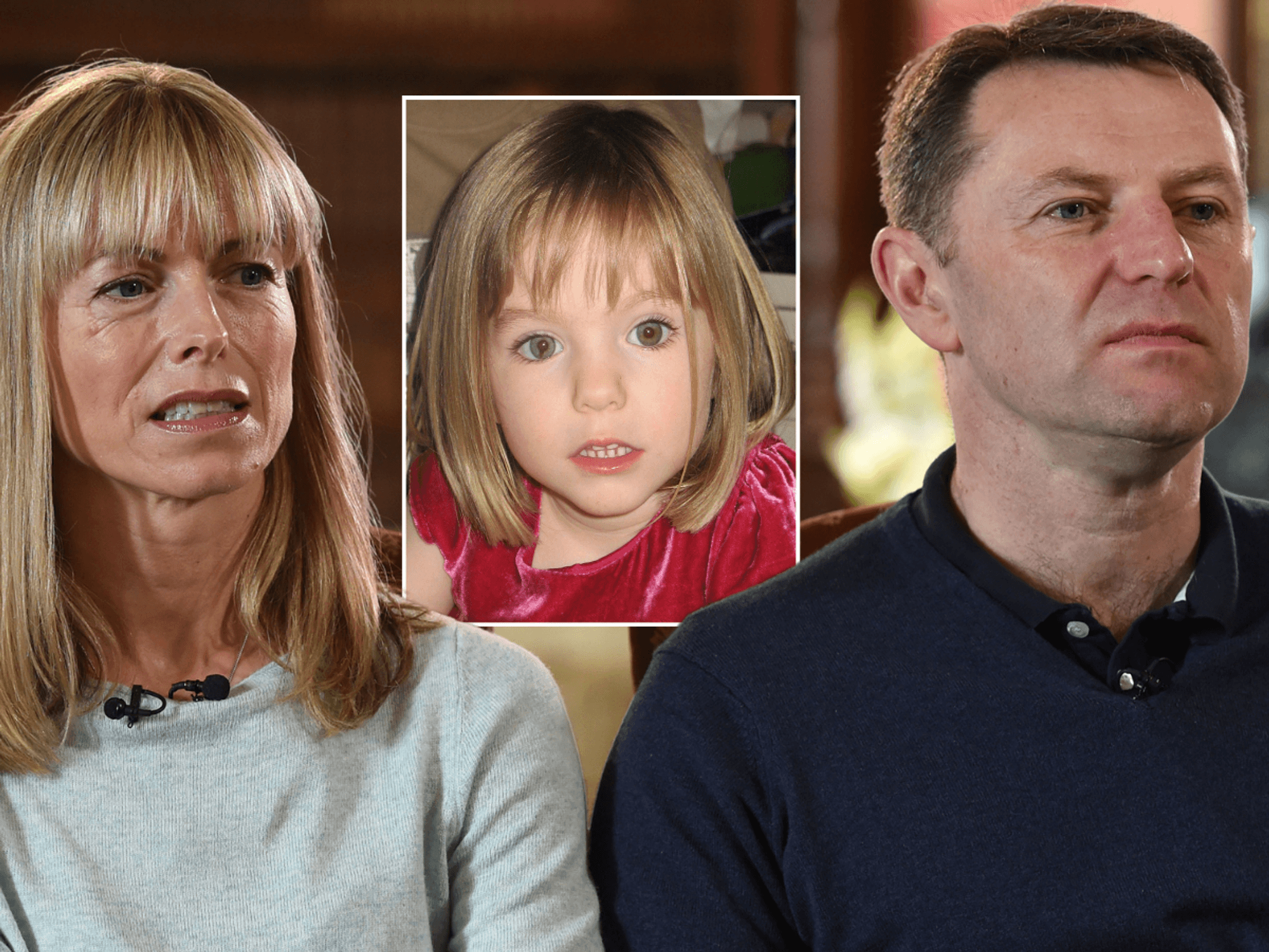 Kate, Madeleine and Gerry McCann