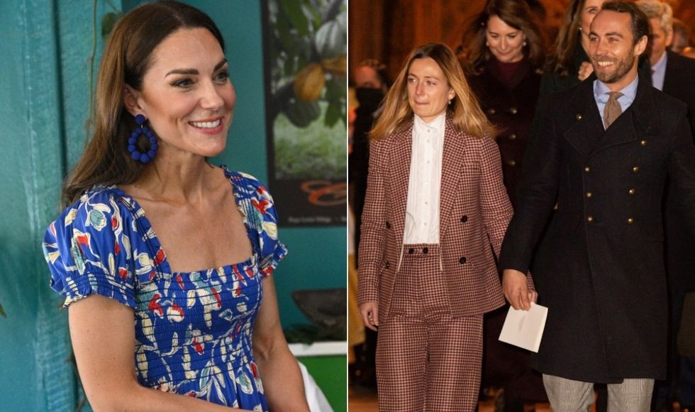 Kate Middleton and James Middleton